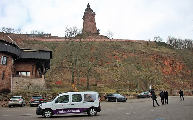 Mit Elektroantrieb zum Kyffh&auml;userdenkmal (Foto: Karl-Heinz Herrmann)