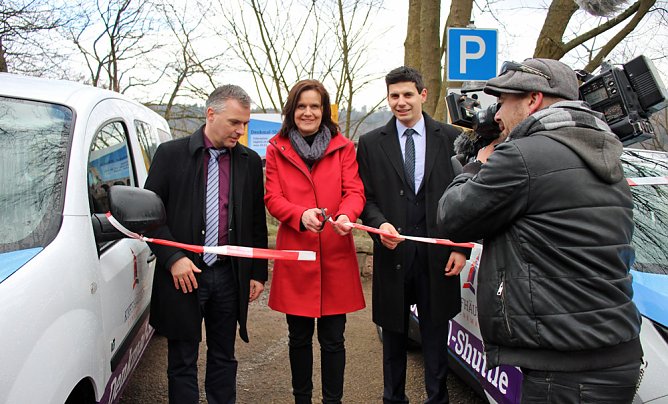 Mit Elektroantrieb zum Kyffh&auml;userdenkmal (Foto: Karl-Heinz Herrmann)