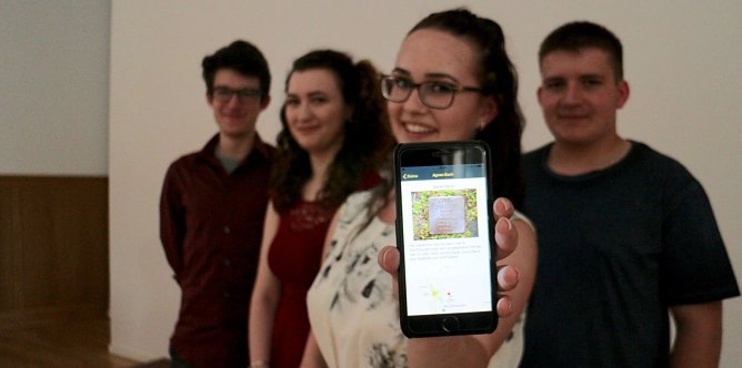 Stolperstein App vorgestellt (Foto: Angelo Glashagel)
