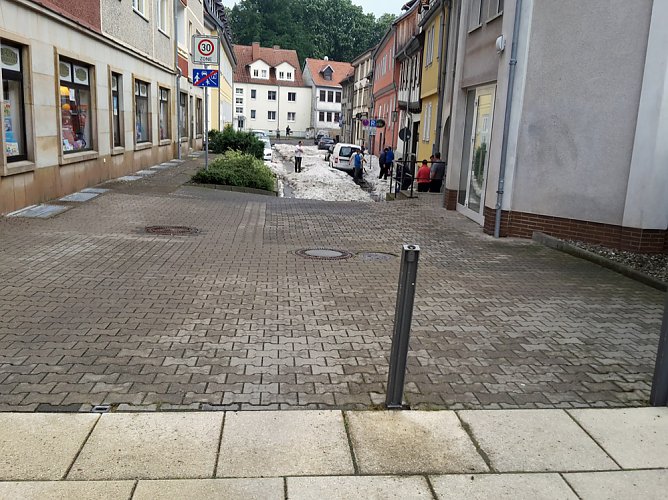 Schweres Unwetter &uuml;ber Sondershausen (Foto: Karl-Heinz Herrmann)