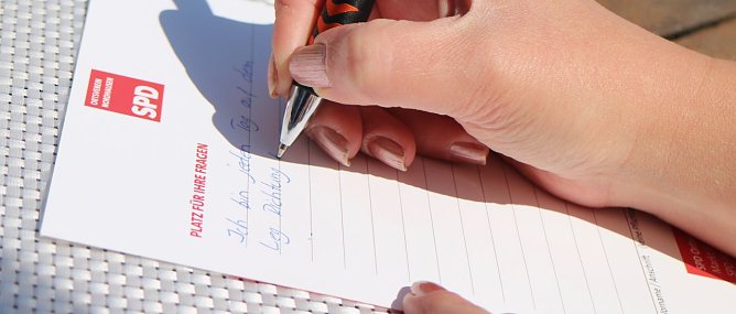 Was bewegt Nordhausen? - SPD startet B&uuml;rgerbefragung (Foto: Angelo Glashagel)