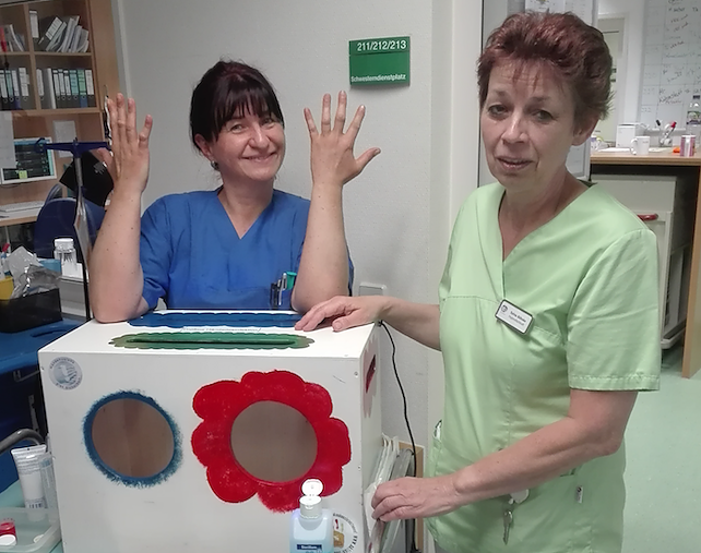 Tag der Handhygiene im Evangelischen Fachkrankenhaus Neustadt (Foto: Evangelisches Fachkrankenhaus Neustadt)