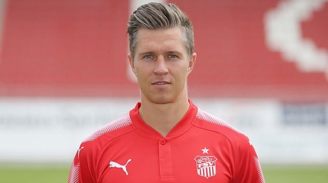 G&ouml;bel, hier noch im Trikot der Zwickauer (Foto: FSV/Wacker Nordhausen)