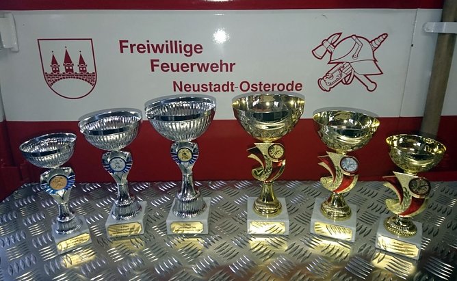 Pokale stehen f&uuml;r die Besten bereit (Foto: privat)