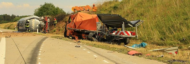 Ein Toter bei Unfall auf der A 38 (Foto: S. Dietzel)