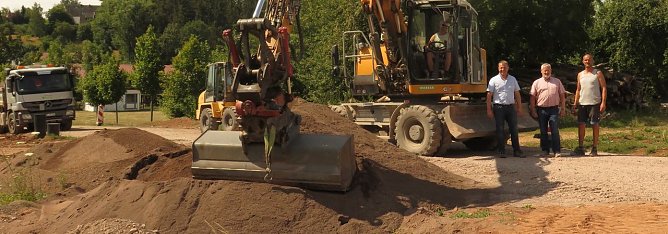 Sind zufrieden: Silvio Wagner, Norbert Schneider und Marc Klingner (Foto: nnz)