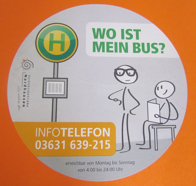 Aufkleber (Foto: Stadtwerke Nordhausen (Franziska Bernsdorf))