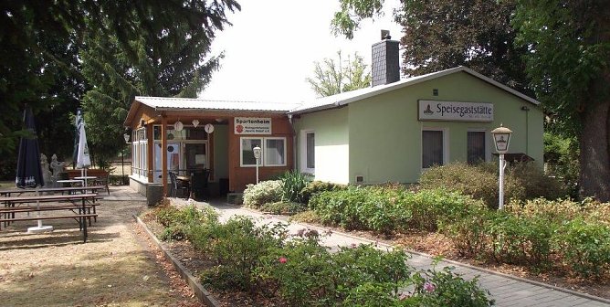 Gastst&auml;tte der Sparte Salza in der Clara-Zetkin-Stra&szlig;e (Foto: Kurt Frank)