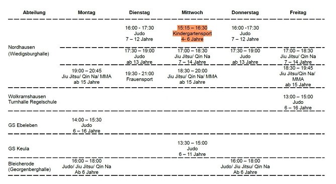 Trainingsplan (Foto: privat)