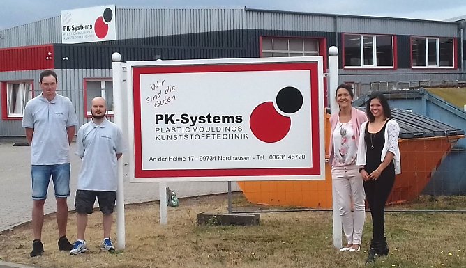 Karsten Joch, Praktikant Daniel, Doreen Kirchhoff, Anne Bierau (Foto: ESN)