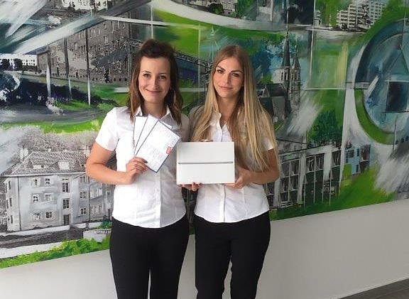 Sara Westermann und Juliane Scholz vom Team Vermietung-Marketing (Foto: WBG)