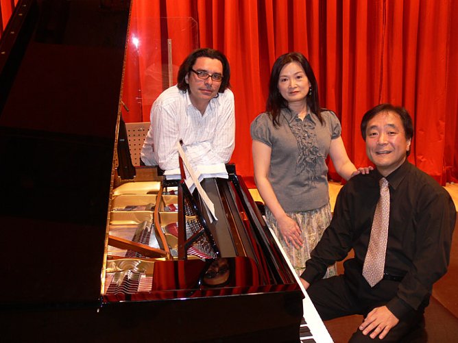 Thomas Kohl, Takako Masuda und Hiroaki Masuda (Foto: Theater Nordhausen) Thomas Kohl, Takako Masuda und Hiroaki Masuda (Foto: Theater Nordhausen)