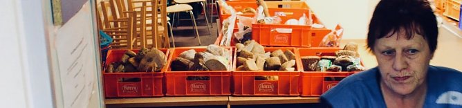 Essensausgabe an der Nordh&auml;user Tafel (Foto: Archiv)