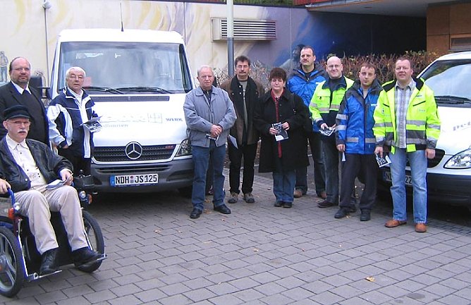 Kurz vor der Abreise (Foto: Diakonie)