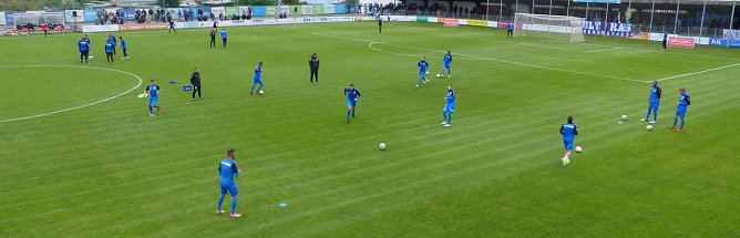 Vorbereitung auf das Spiel (Foto: nnz)