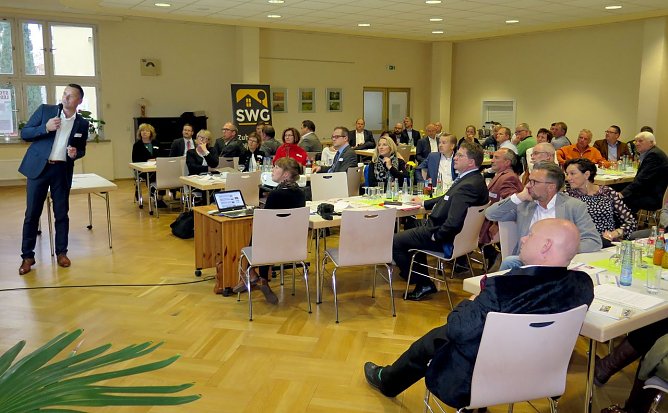 NUV-Chef Niels Neu beim Rechenschaftsbereicht (Foto: nnz)