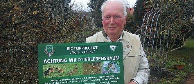 Hartmuth Bauer aus Kleinfurra ist auch als J&auml;ger unerm&uuml;dlich f&uuml;r den Naturschutz t&auml;tig. In Ein Leben gegen das Artensterben stellten wir ihn vor. (Foto: Kurt Frank/Archiv)