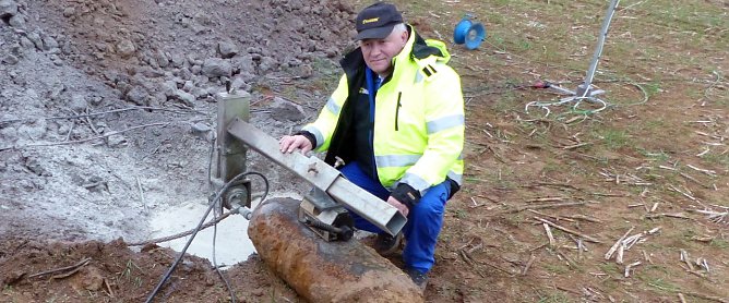 Andreas West nach getaner Arbeit (Foto: nnz)