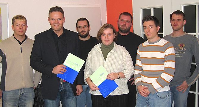 Rektor und Fachschaftsrat (Foto: fhn) Rektor und Fachschaftsrat (Foto: fhn)