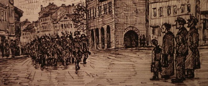 Ausstellung zum Ersten Weltkrieg in der Kreismusikschule (Foto: Angelo Glashagel)