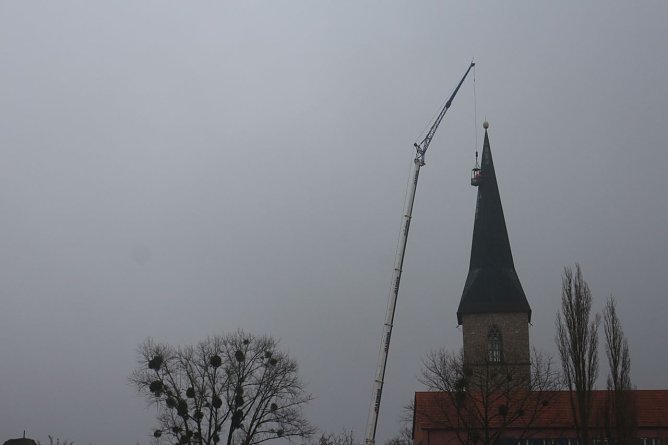 Kran am Petriturm (Foto: Angelo Glashagel) Kran am Petriturm (Foto: Angelo Glashagel)