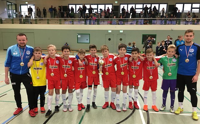 Hallenkreismeisterschaft der E-Junioren (Foto: NTKFA) Hallenkreismeisterschaft der E-Junioren (Foto: NTKFA)