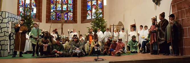 Weihnachtsgottesdienst der Nordth&uuml;ringer Lebenshilfe (Foto: I. Krug)