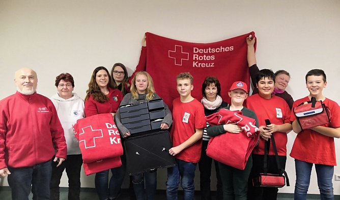 Retter von morgen sagen Danke! (Foto: Deutsches Rotes Kreuz, Kreisverband Nordhausen e.V.) Retter von morgen sagen Danke! (Foto: Deutsches Rotes Kreuz, Kreisverband Nordhausen e.V.)