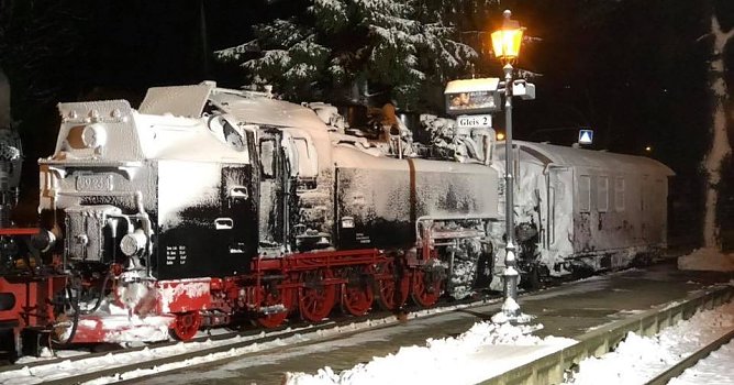 Wieder Zuhause (Foto: Harzer Schmalspurbahnen GmbH)