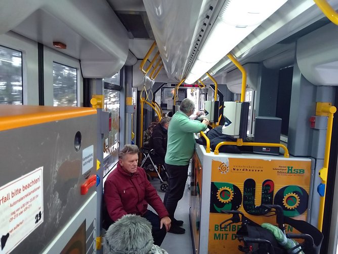 Stra&szlig;enbahnfahrt (Foto: Martina R&ouml;der)