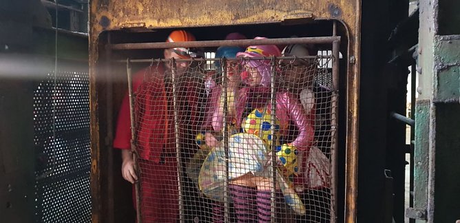 Ab geht es in die Tiefe (Foto: C. Wilhelm)