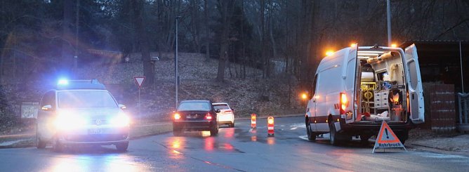 Rohrbruch im Gehege (Foto: Angelo Glashagel)