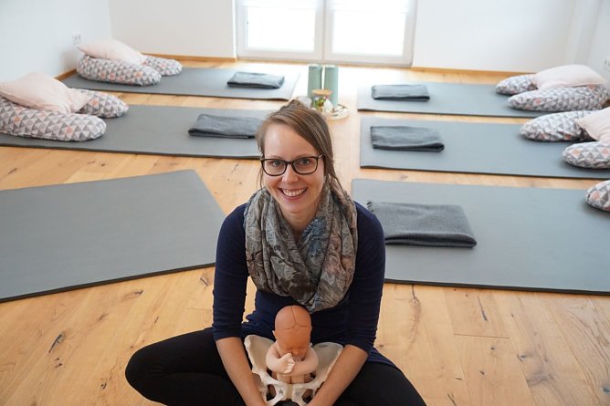 Kristin Becker in ihrer &Uuml;bergangspraxis in Ellrich. (Foto: Susanne Schedwill)