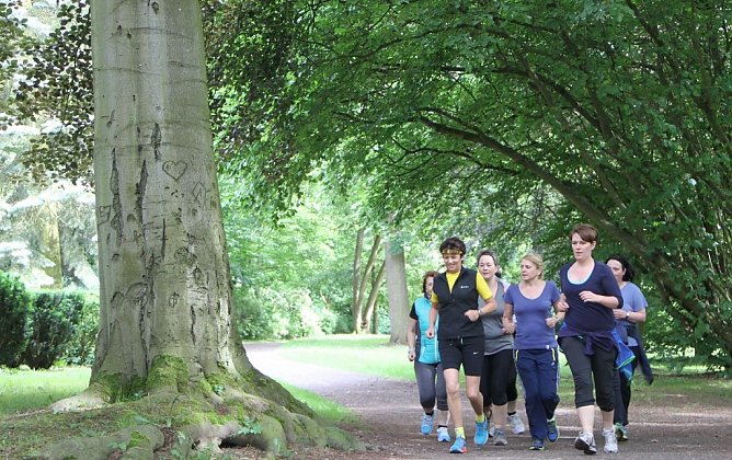 Laufkurs mit Sabine Schr&ouml;der (Foto: Angelo Glashagel)