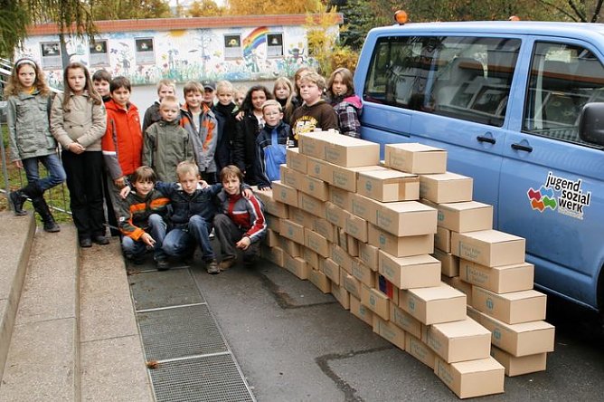 Pakete sind angekommen (Foto: privat) Pakete sind angekommen (Foto: privat)