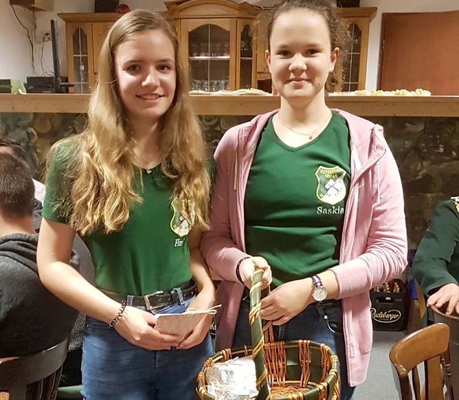 Nachwuchsgruppe mit Geschenken (Foto: privat)