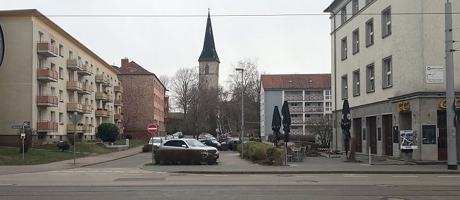 Hier soll eine neue Tiefgarage entstehen (Foto: nnz)