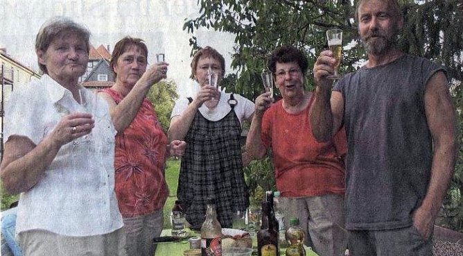 Schon nach zwei Jahren wurde gefeiert (Foto: Archiv Frank)