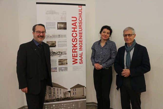 v.l.: Ulf Peines, Pia Wienrich und Hartmut Stabe (Foto: Angelo Glashagel)