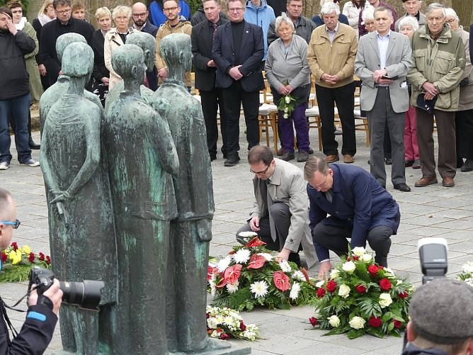 Gedenken am 73. Jahrestag der Befreiung des KZ-Mittelbau-Dora (Foto: KZ-Gedenkst&auml;tte Mittelbau-Dora)