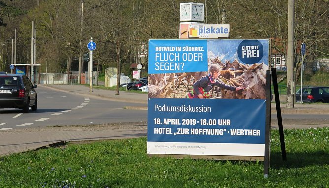 Rotwild statt Parteien (Foto: nnz)