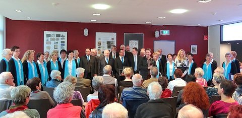 Der Nordh&auml;user Konzertchor bei seinem Auftritt zur Museumsnacht (Foto: Toralf Schenk )