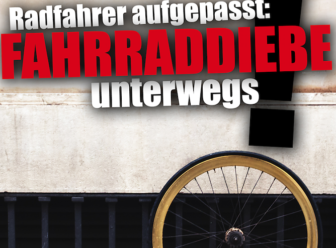 Fahrradfahrer aufgepasst! - Hinweise der Polizei (Foto: Landespolizeidirektion Erfurt)