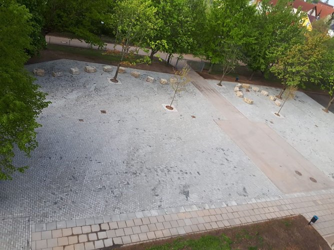 Sanierter Schulhof am F&ouml;rstemannweg (Foto: Pressestelle Stadt Nordhausen)