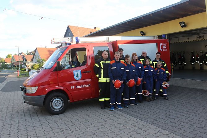 Jugendfeuerwehr Rodishain ist j&uuml;ngste Jugendfeuerwehr der Stadt Nordhausen (Foto: Pressestelle Stadt Nordhausen)
