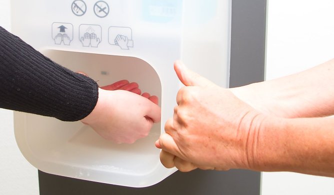 Hygiene der H&auml;nde ist wichtig (Foto: M. Sch&uuml;ler)
