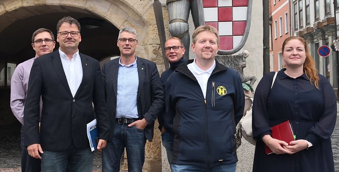 Rostek und Investoren (Foto: nnz)