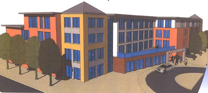 Modell der Seniorenresidenz (Foto: wbg)