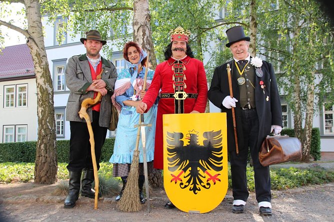 Die Rolandgruppe darf bei ihrem Fest natürlich nicht fehlen (Foto: Pressestelle Stadt Nordhausen) Die Rolandgruppe darf bei ihrem Fest natürlich nicht fehlen (Foto: Pressestelle Stadt Nordhausen)