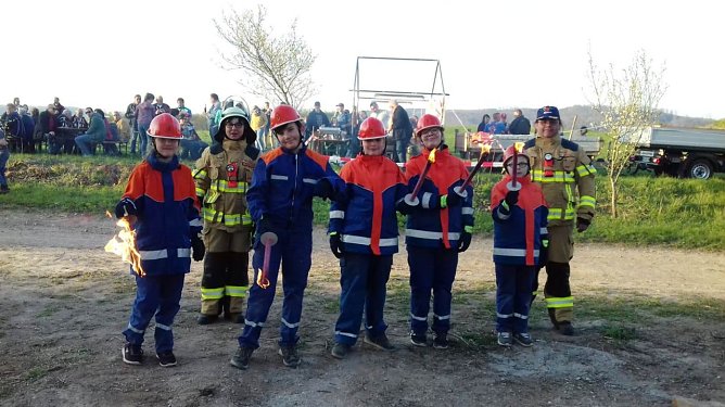 Die Jugendfeuerwehr Buchholz (Foto: Pressestelle Stadt Nordhausen)